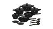 Berlinger Haus Matte Black Collection 15 részes edénykészlet titán bevonattal