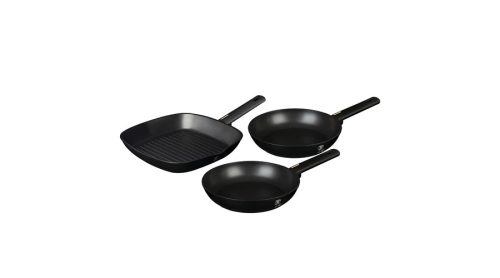 Berlinger Haus Monaco Collection 3 részes serpenyőkészlet grill serpenyővel, tapadásmentes bevonatta