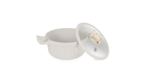 Berlinger Haus Sahara Collection magas lábas titán bevonattal, fedővel, levehető fogókkal, 24 cm