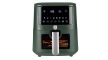 Berlinger Haus Matte Green Collection Air Fryer digitális forró levegős sütő átlátszó ablakkal, 8 L