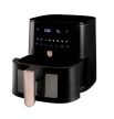 Berlinger Haus Black Rose Collection Air Fryer digitális forró levegős sütő átlátszó ablakkal, 8L
