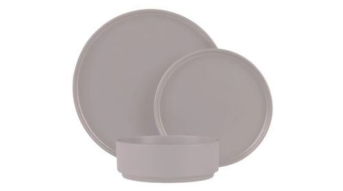 Berlinger Haus Taupe Collection 18 részes kőedény étkészlet, matt