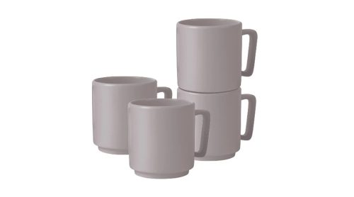 Berlinger Haus Taupe Collection 4 db-os kőedény bögrekészlet