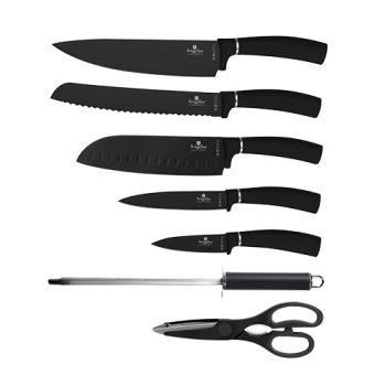   Berlinger Haus Matte Black Collection 8 részes késkészlet állvánnyal