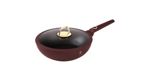 Berlinger Haus Leonardo Collection wok titán bevonattal, fedővel