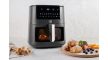 Berlinger Haus Antracit Collection Air Fryer digitális forró levegős sütő átlátszó ablakkal, 8 L