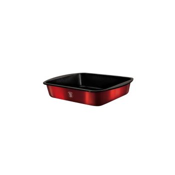   Berlinger Haus Metallic Burgundy szögletes tepsi titán bevonattal