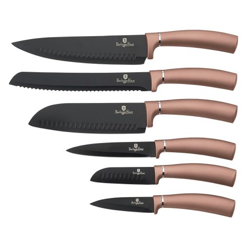 Berlinger Haus Metallic Line Rose Gold Edition 6 részes késkészlet