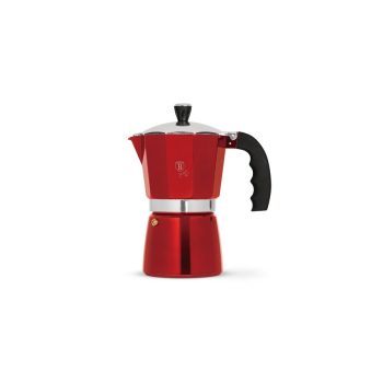   Berlinger Haus Metallic Burgundy 9 személyes kotyogós kávéfőző