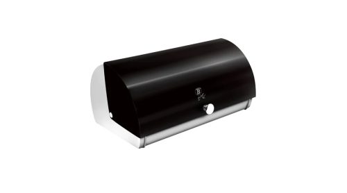 Berlinger Haus Black Silver Collection kenyértartó doboz metál külső bevonattal, fekete/ezüst
