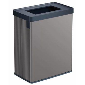   Curver Verto Recycle műanyag beltéri szemetes 54L szürke-fekete