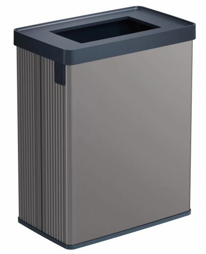 Curver Verto Recycle műanyag beltéri szemetes 54L szürke-fekete