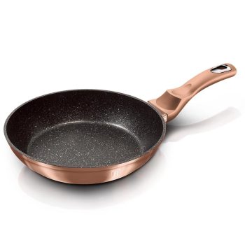   Berlinger Haus Metallic Rosegold Line serpenyő márvány bevonattal, 28 cm