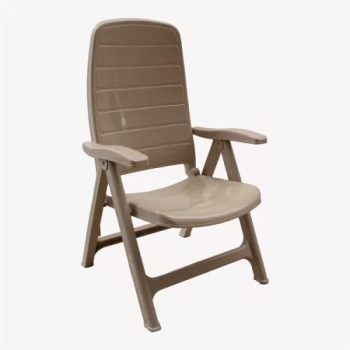 Prelude műanyag kerti szék mokka - Flair