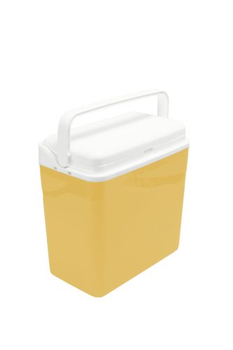 Műanyag hűtőtáska 24 literes sárga - Flair