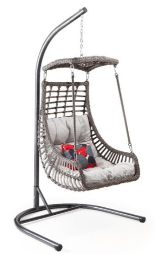 Alacati hintafotel szürke,párnával