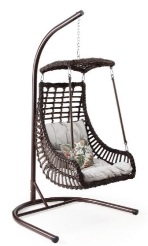 Alacati hintafotel barna,párnával