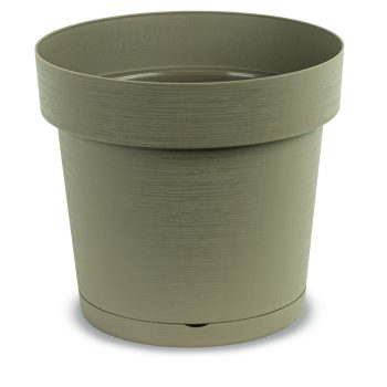 Melrose műanyag kerti virágcserép alátéttel 16 cm