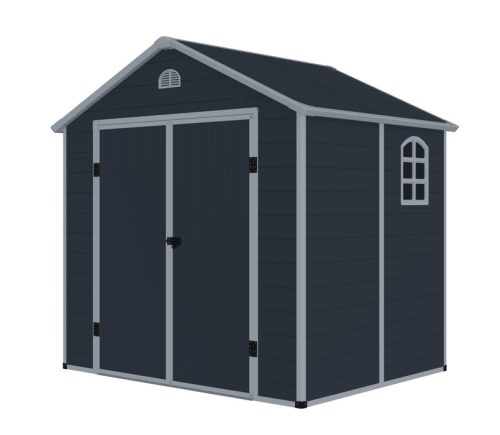 Ave G 8x6 műanyag kültéri kerti ház szürke