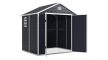 Ave G 8x6 műanyag kültéri kerti ház szürke