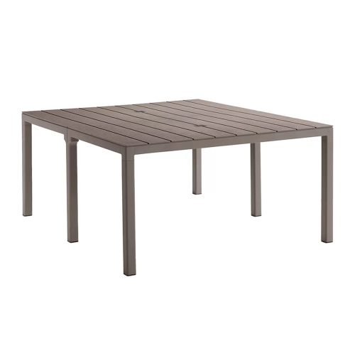 Tulsa dupla műanyag kerti asztal cappuccino