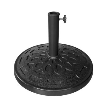 Havana műanyag kerti napenyőtalp fekete 12L