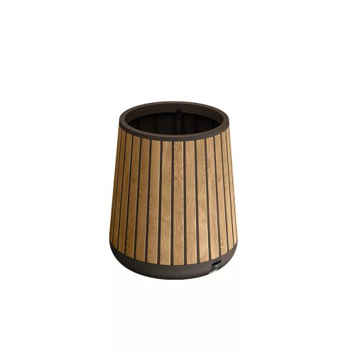 Deco henger alakú műanyag kerti virágláda 81L