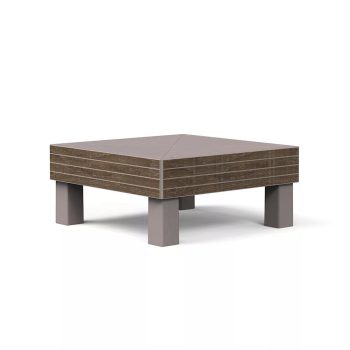 Elements műanyag kerti asztal dió, párna nélkül