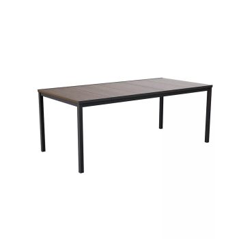 Porto 200 műanyag kerti asztal dió