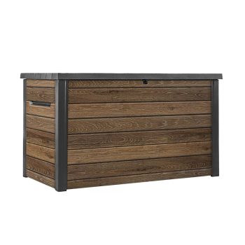 Decocoat műanyag kerti tároló láda dió 870L