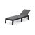 Mallorca műanyag kerti dönthető napozóágy grafit szürke
