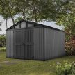 Stronghold 10x8 műanyag kerti ház szürke