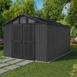 Stronghold 10x15 műanyag kerti ház szürke
