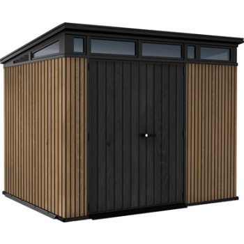 Signature Pent 9x7 műanyag kerti ház velencei barna