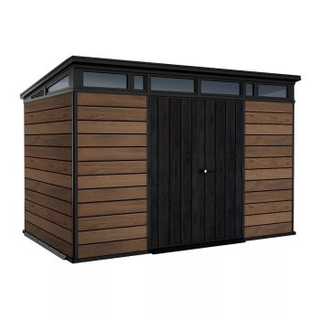 Signature Pent 11x7 műanyag kerti ház dió