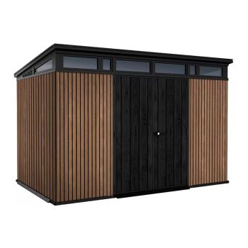 Signature Pent 11x7 műanyag kerti ház velencei barna