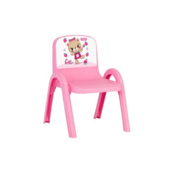 Műanyag gyermek szék macis