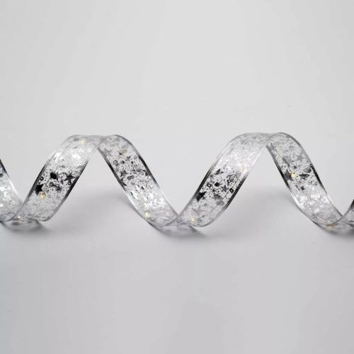 Beltéri ledes szallag, mintákkal, ezüst színben