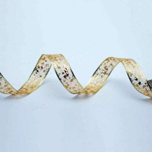 Beltéri ledes szallag, mintákkal, arany színben