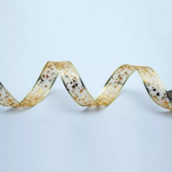   Beltéri ledes szallag, mintákkal, arany színben 5 cm x 15 m