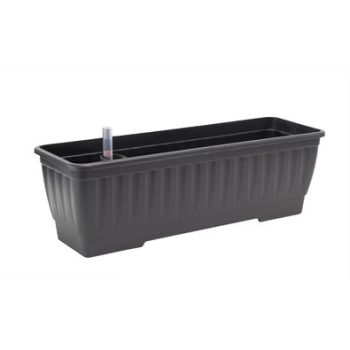   Műanyag kerti virágcserép hidrokultúrás 60 cm balkonláda