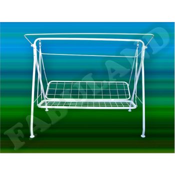 Alföld-Lux fehér hintaágy párnával - AKCIÓS!