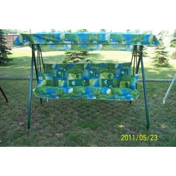 Alföld-Lux zöld hintaágy párnával - AKCIÓS!