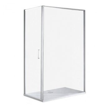   Swing 100x80 cm aszimmetrikus zuhanykabin zuhanytálca nélkül