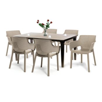 Fueva 6+1 kerti bútor garnitúra szett