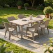 Elina 6+1 kerti bútor garnitúra szett