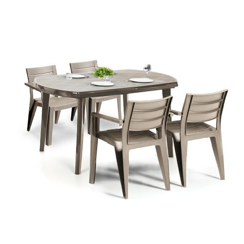 Jelise 4+1 kerti bútor garnitúra szett