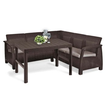 Corfu relax sarokgarnitúra lyon asztallal