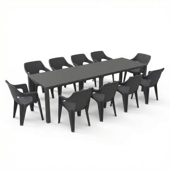 Florin 10+1 kerti bútor garnitúra szett