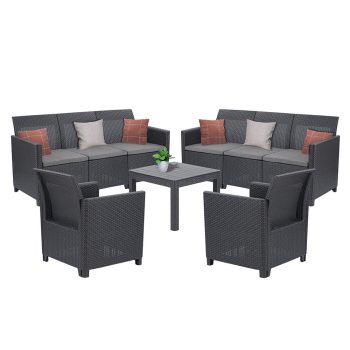   Claire VI 8 személyes kerti bútor garnitúra orlando asztallal